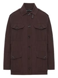 TOM FORD button-fastening flap-pocket Jacket | Brown | FARFETCH at Farfetch